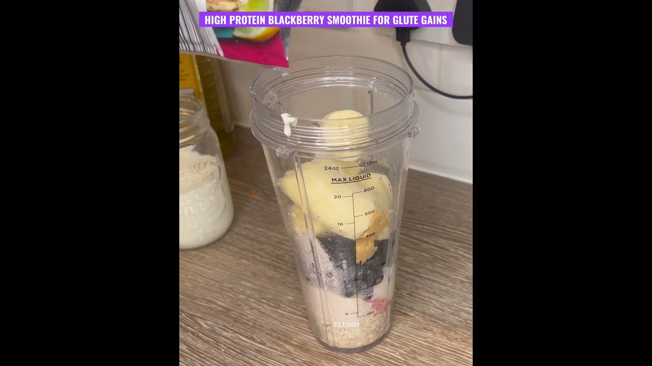 High Protein smoothie For Healthy WEIGHT | GLUTE Growth recipe