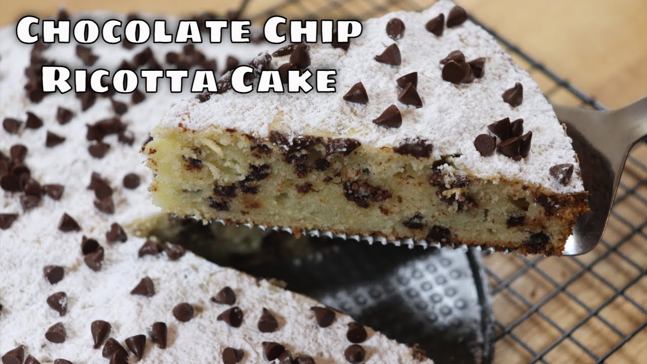 Chocolate Chip Ricotta Cake | Italian Easter Dessert | MOLCS Easy Recipes