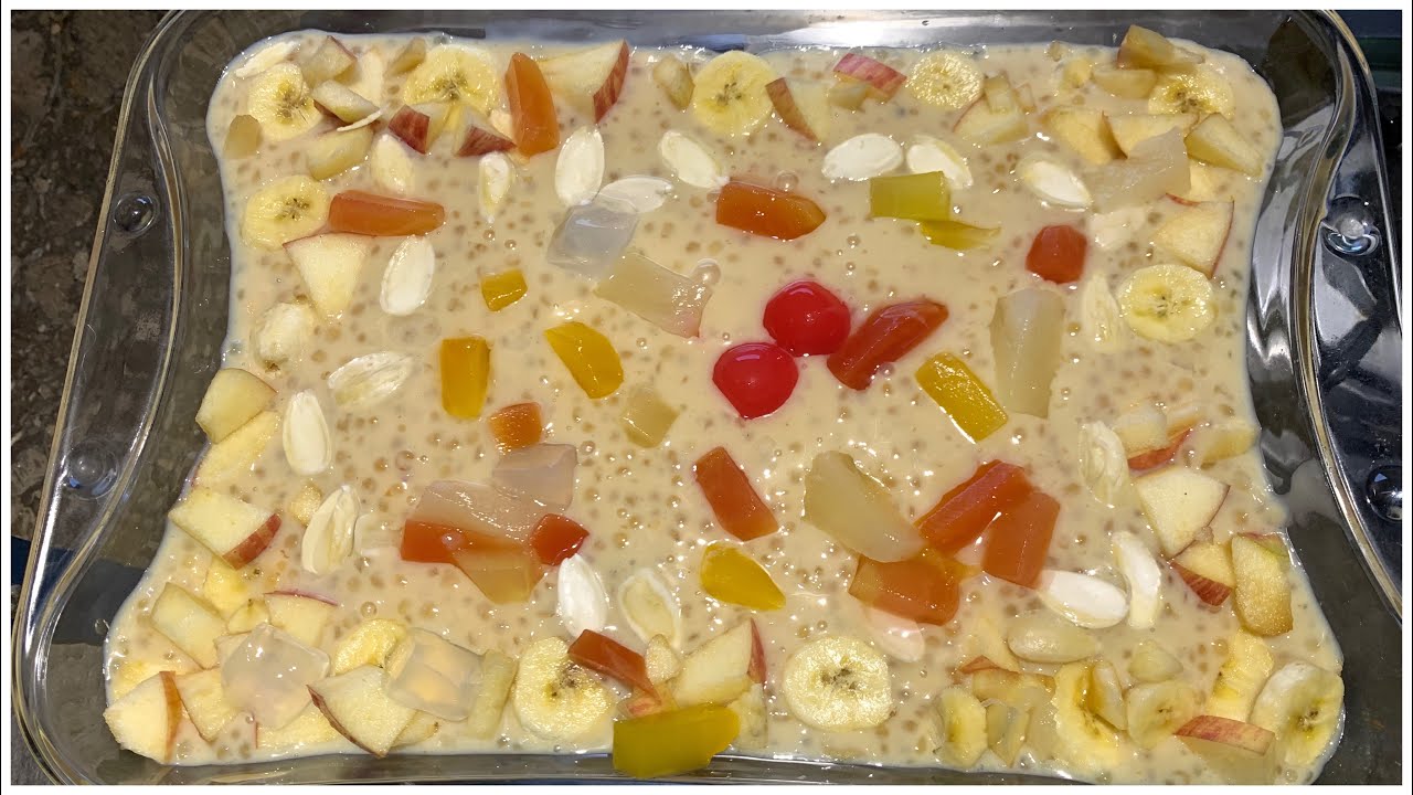 Sabudana Dessert Recipes /Sagudana Fruits Dessert Ramzan Special