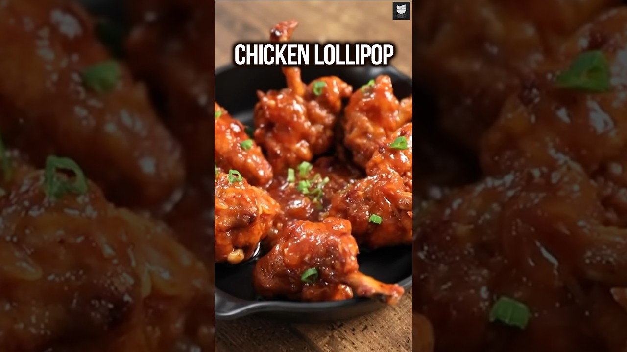 Chicken Lollipop Recipe | Chicken Recipes | Quick Starter Ideas  #ytshorts #shorts #foodrecipe