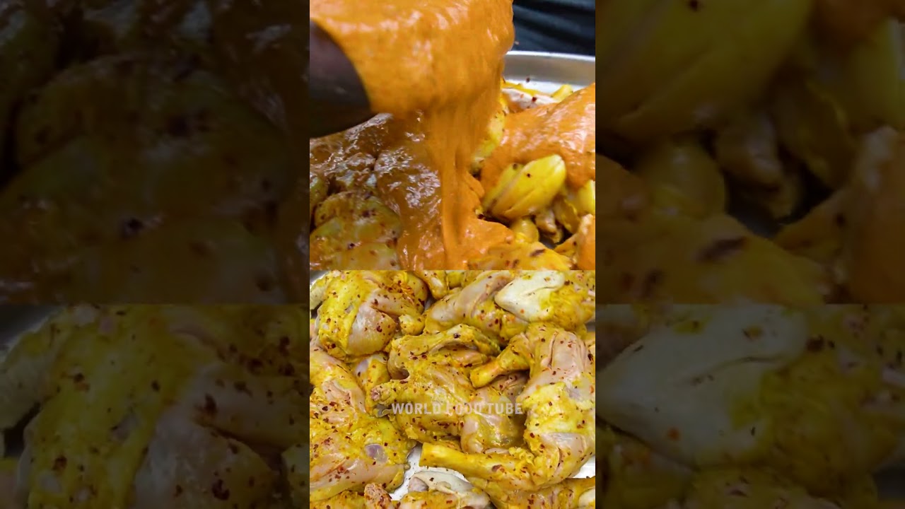 ARABIAN CHICKEN TANDOORI | Underground Tandoori Chicken Recipe | World Food Tube #shorts #reels