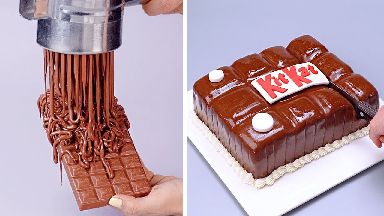 Perfect KitKat Chocolate Cake & Dessert Recipes | Satisfying Rainbow Cake Decorating Tutorials