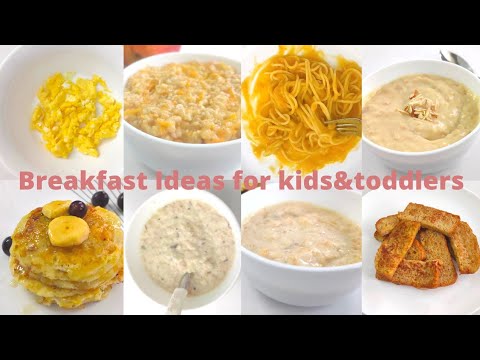 8 Breakfast recipes for babies, kids and toddlers (6month-3year) | weight gaining recipes for babies