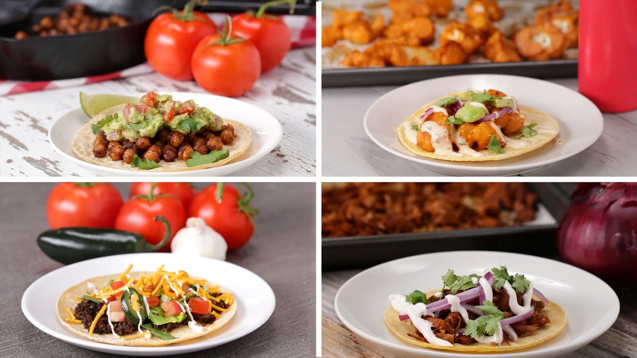 Meatless Tacos 5 Ways