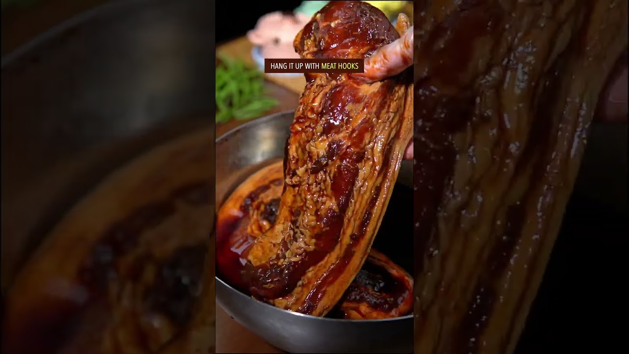 EASY CHINESE CURED MEAT RECIPE #recipe #chinesefood #meat #pork #cooking #foodlover #shorts