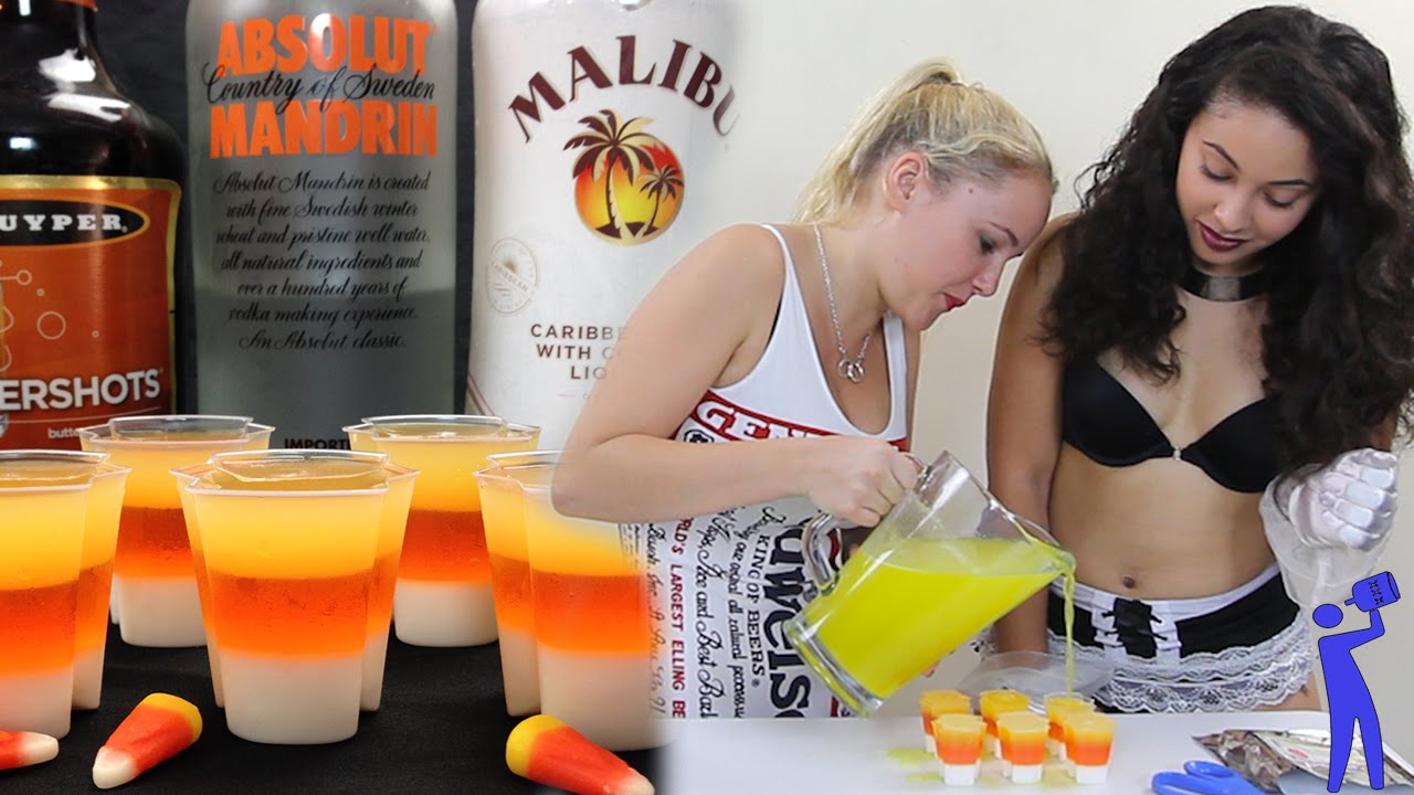 Ez-Squeeze Candy Corn Jello Shots – Halloween – Tipsy Bartender