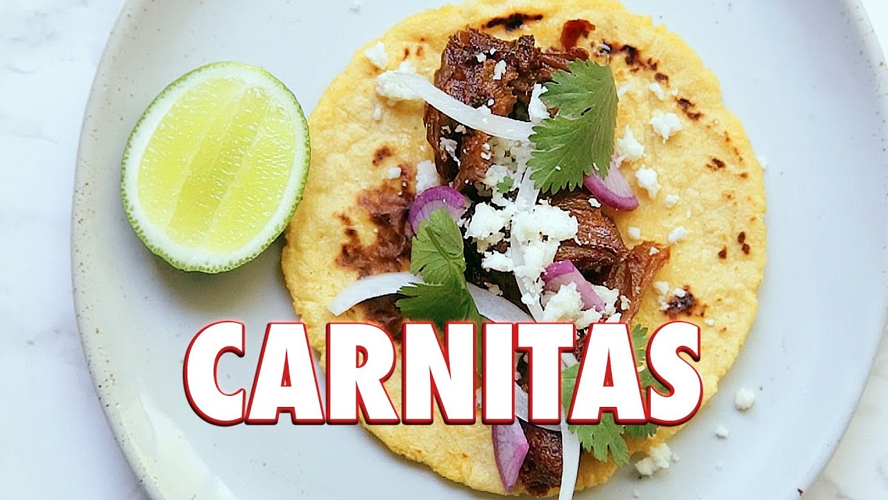 Crispy Carnitas Recipe (Mexican Slow Cooked Pulled pork)
