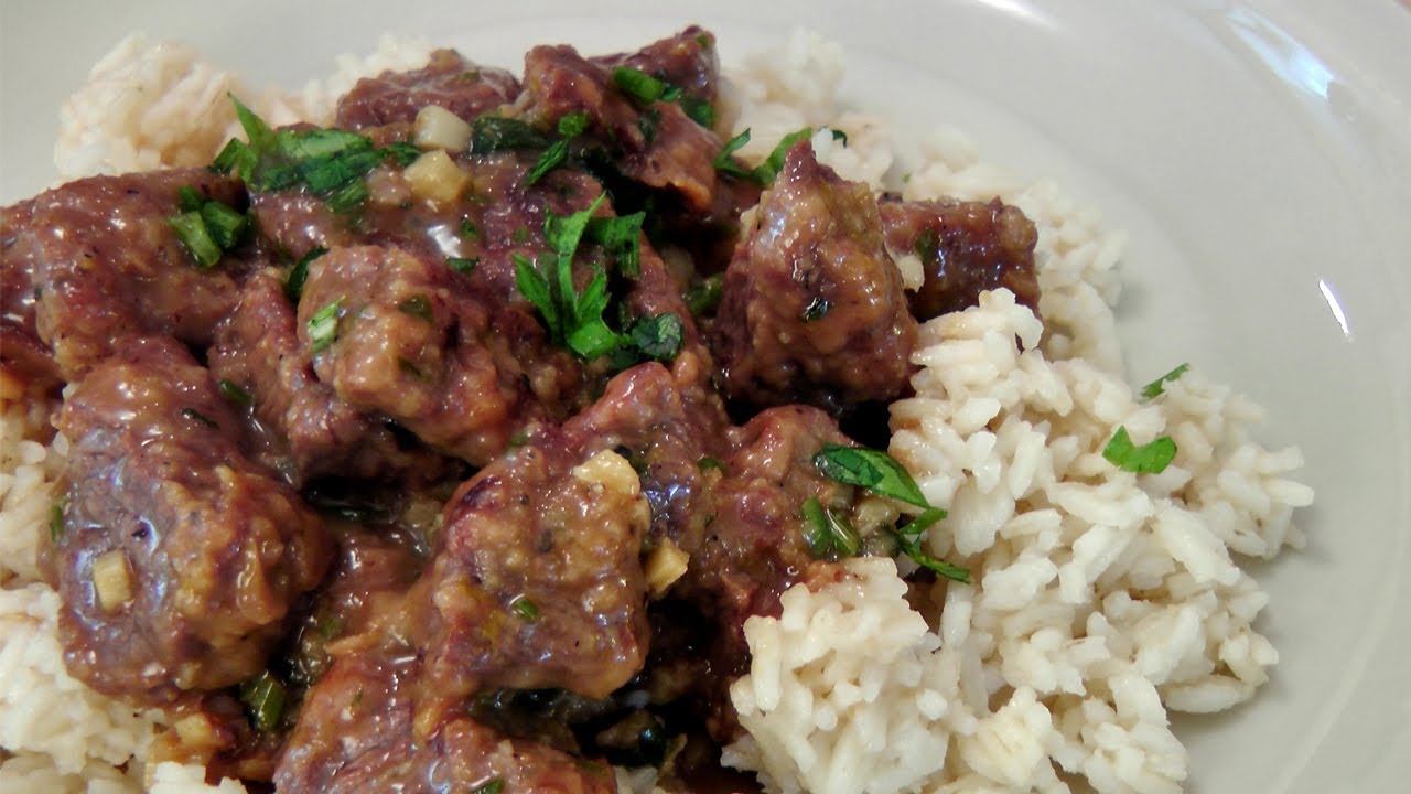 Garlic and Lemon Beef Tips – Recipe by Laura Vitale – Laura in the Kitchen Episode 153