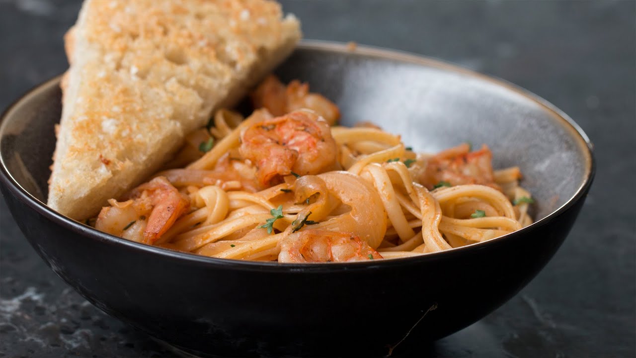 Paprika Shrimp Pasta