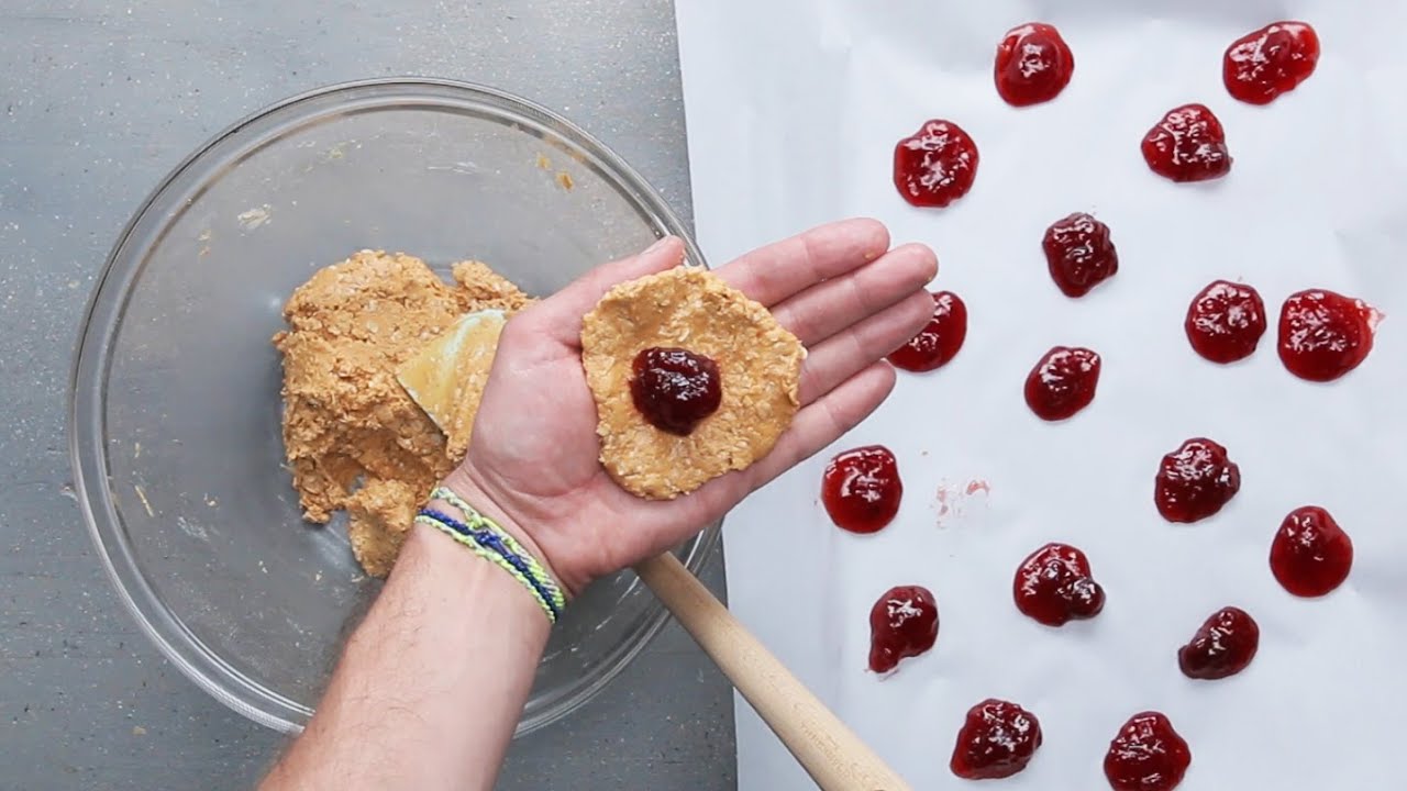 Jam-Stuffed Peanut Butter Balls