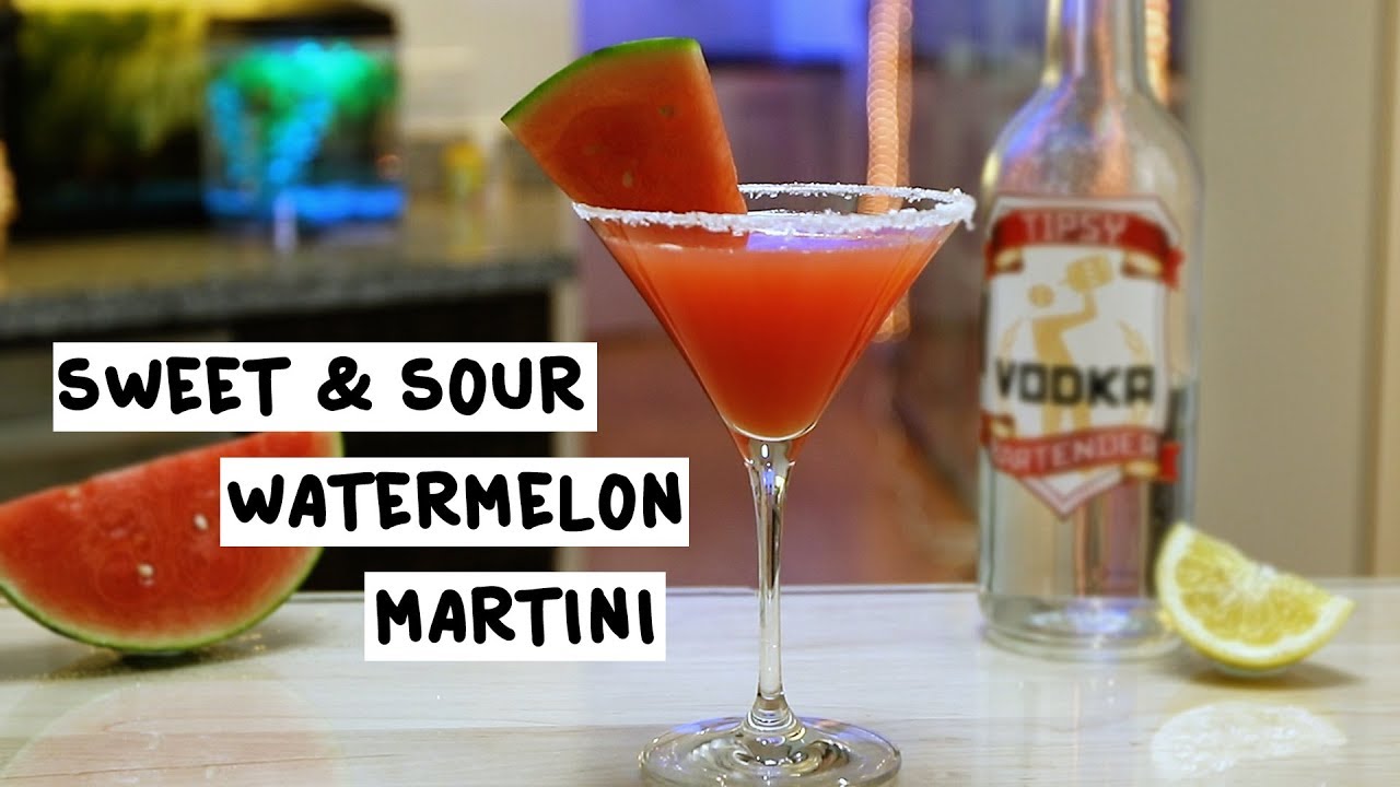 Sweet and Sour Watermelon Martini