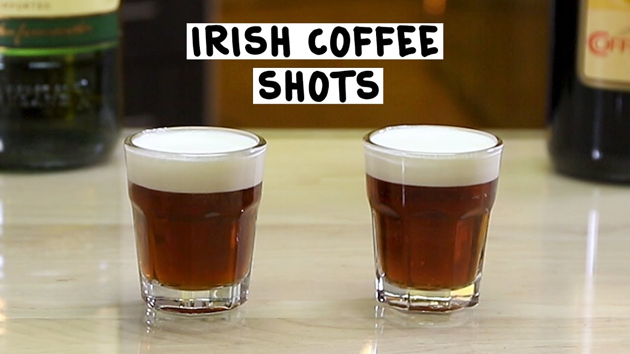 Irish Coffee Shots – Tipsy Bartender