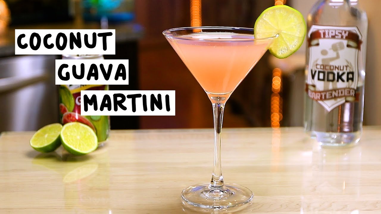 Coconut Guava Martini