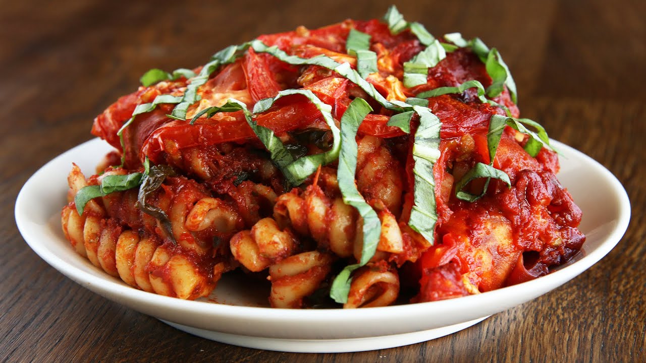 Tomato Basil Pasta Bake