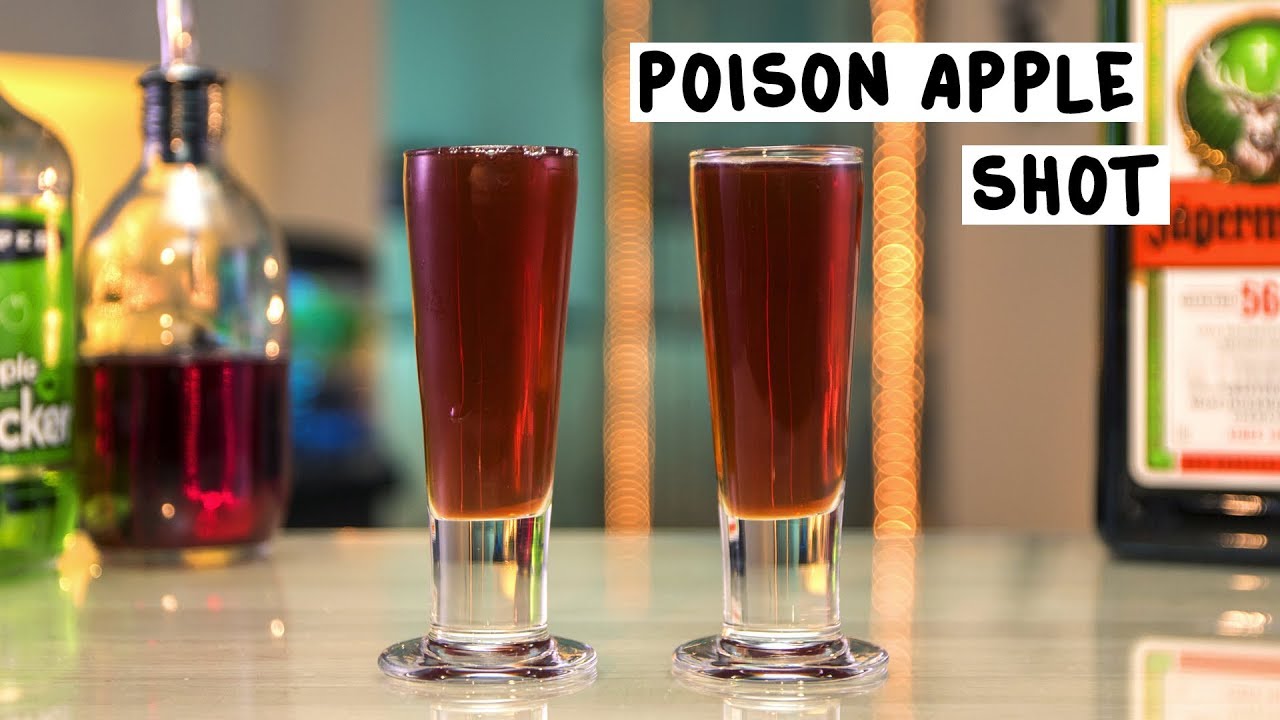 Poison Apple Shot – Tipsy Bartender