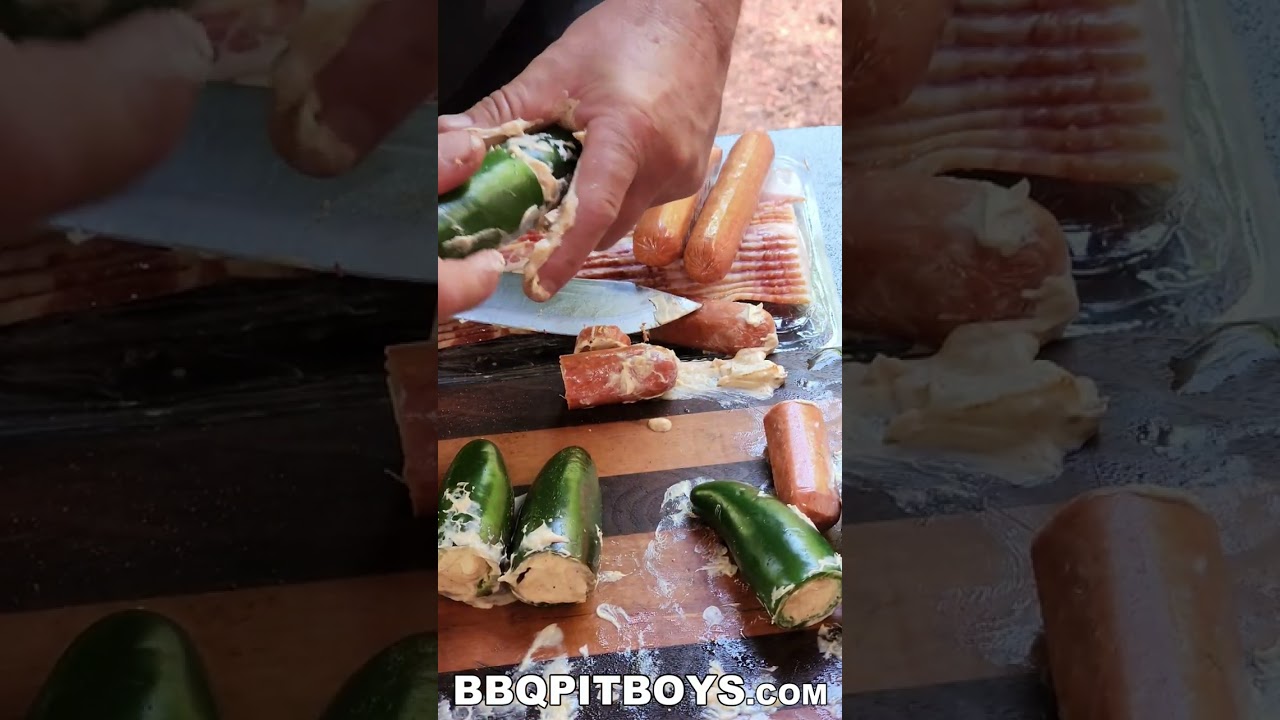 Bacon Red Hots Pepper Popper Dogs #shorts