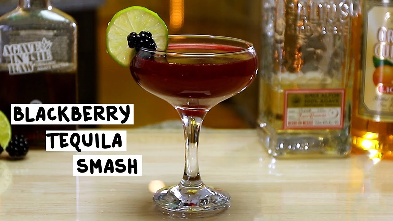 Blackberry Tequila Smash