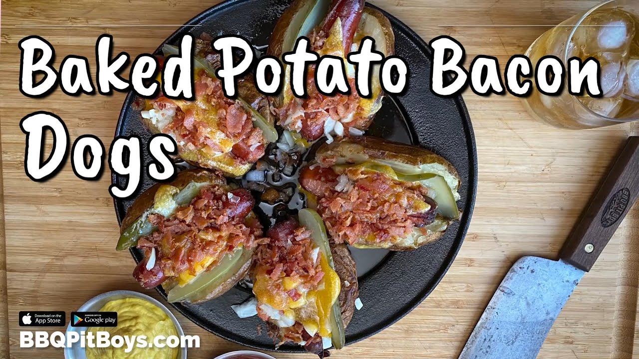 Baked Potato Bacon Dogs