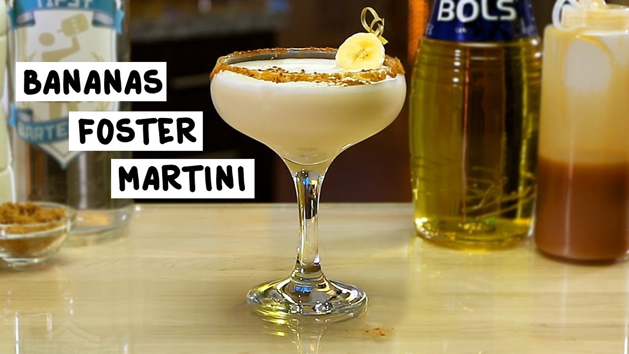 Bananas Foster Martini