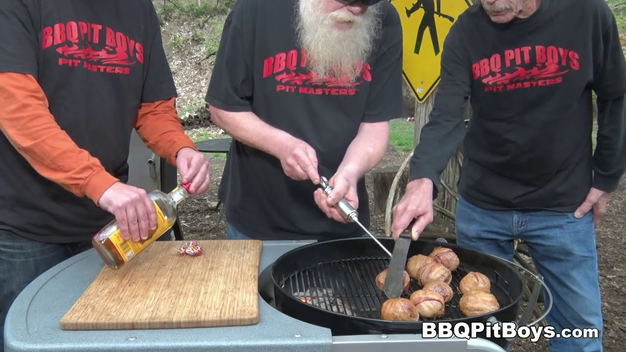 Fireball Whiskey Meatballs by the BBQ Pit Boys