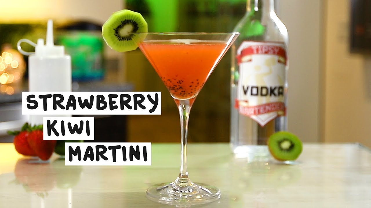 Strawberry Kiwi Martini