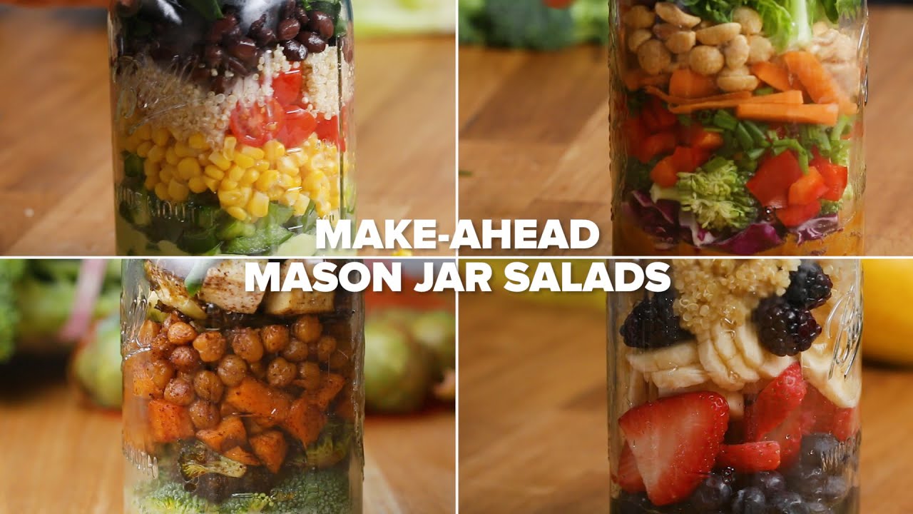 Make-Ahead Mason Jar Salads For The Week