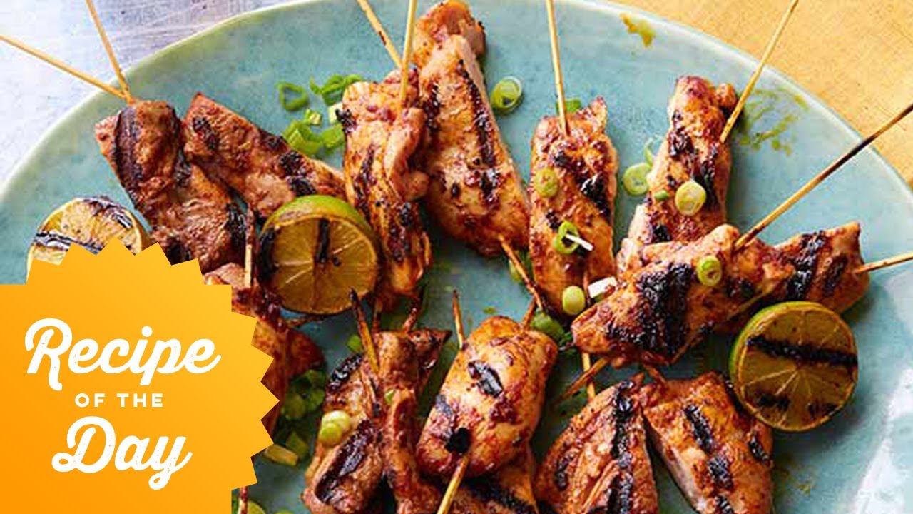Recipe of the Day: Bobby's Best Chicken Skewers | Food Network
