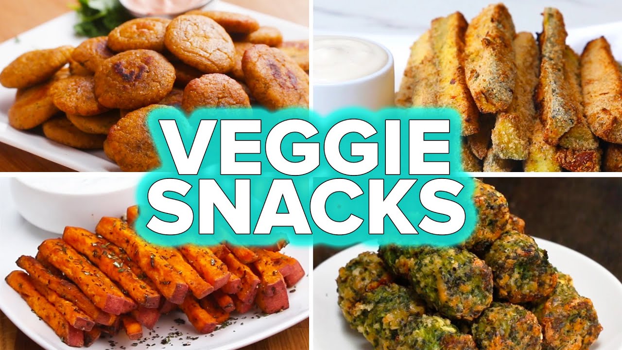 Veggie Snacks 4 Ways