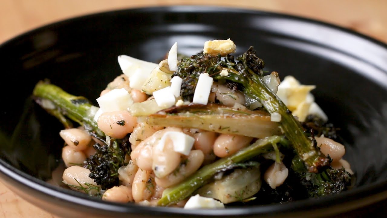 Roasted Veggie And White Bean Salad