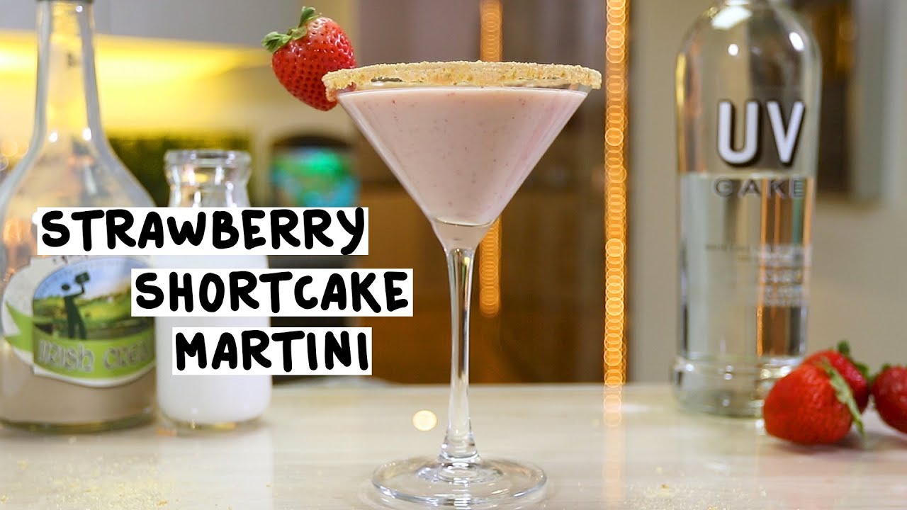 Strawberry Shortcake Martini – Tipsy Bartender
