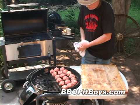 Meatballs and Gravy Grilled Country Style by the BBQ Pit Boys