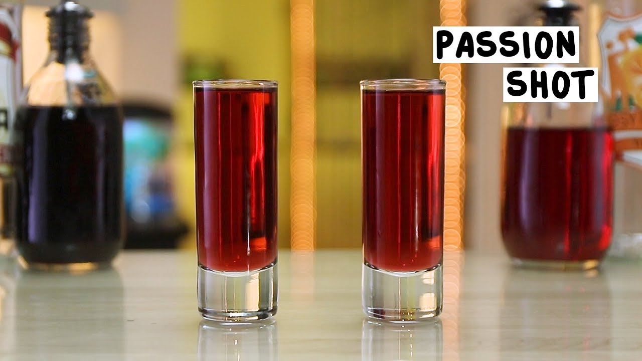 Passion Shot – Tipsy Bartender