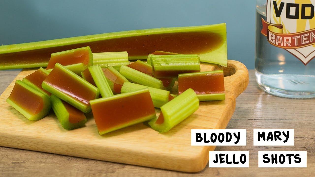 Bloody Mary Jello Shots
