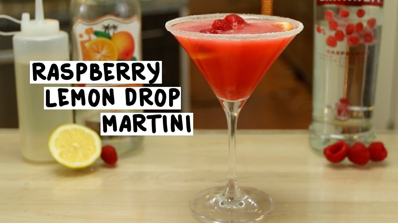 Raspberry Lemon Drop Martini