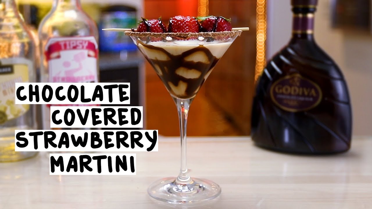 Chocolate Covered Strawberry Martini