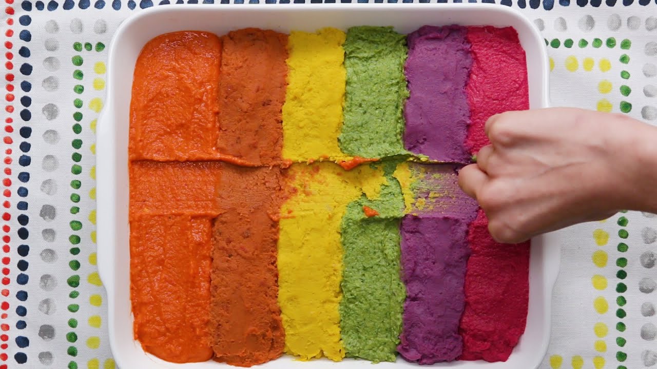 Rainbow Hummus