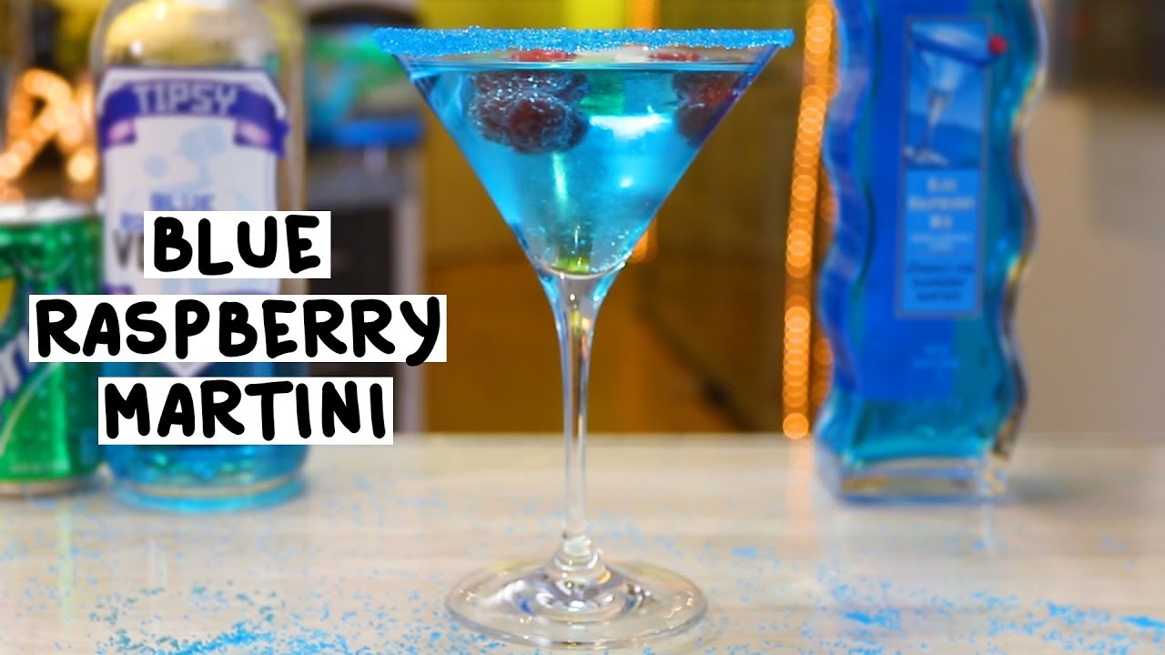 Blue Raspberry Martini