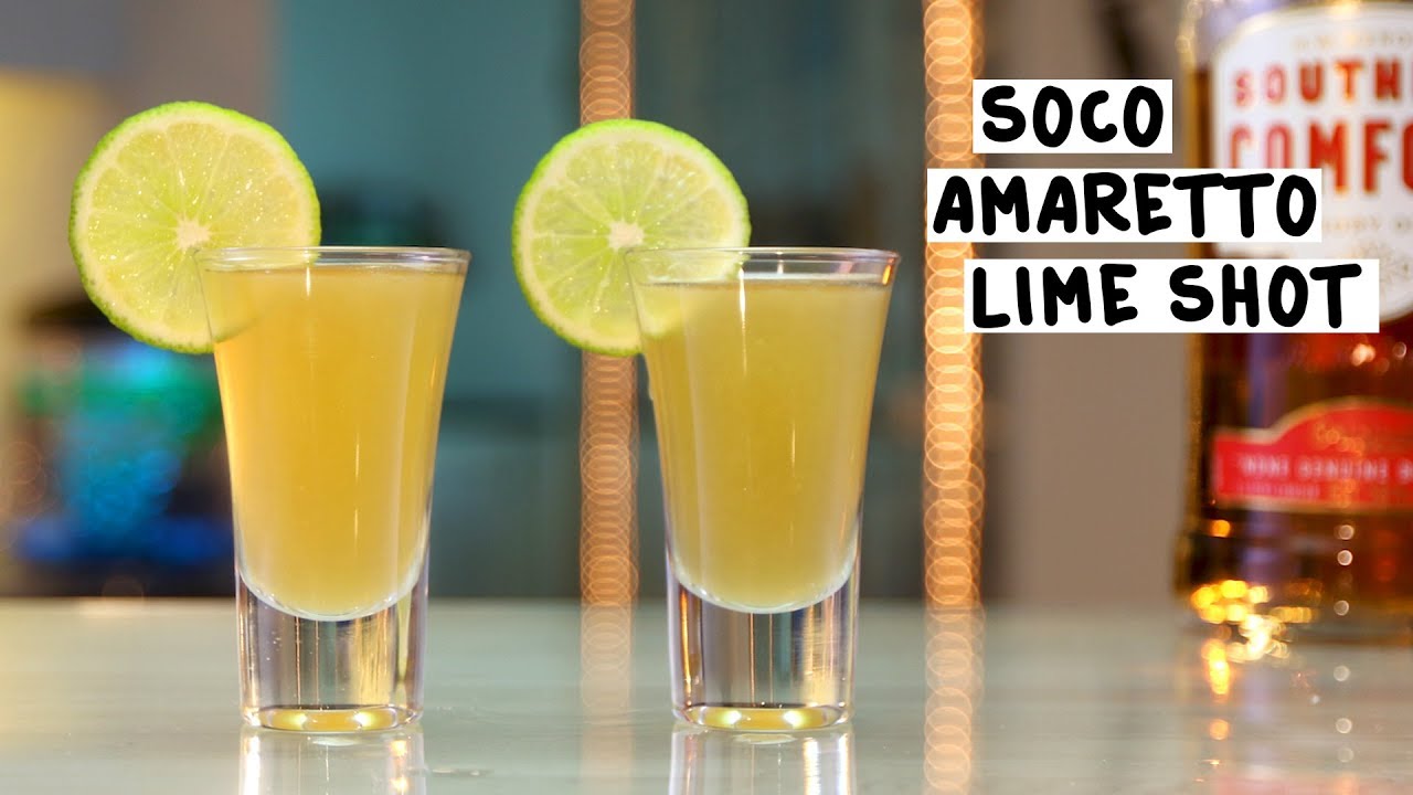 Soco Amaretto Lime Shot – Tipsy Bartender