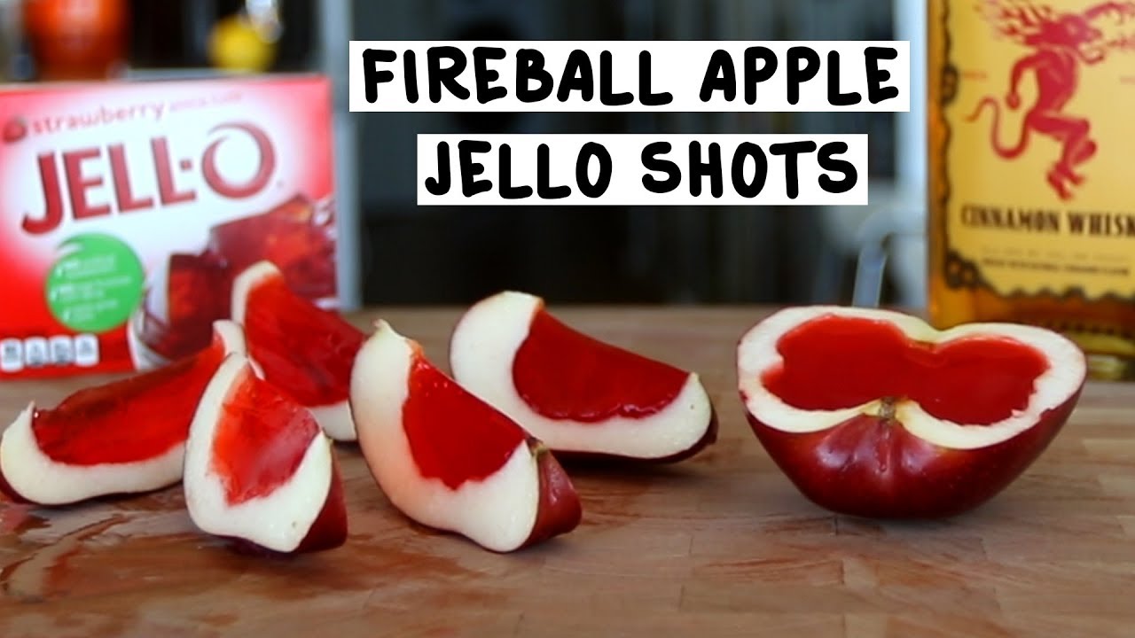 Fireball Apple Jello Shots