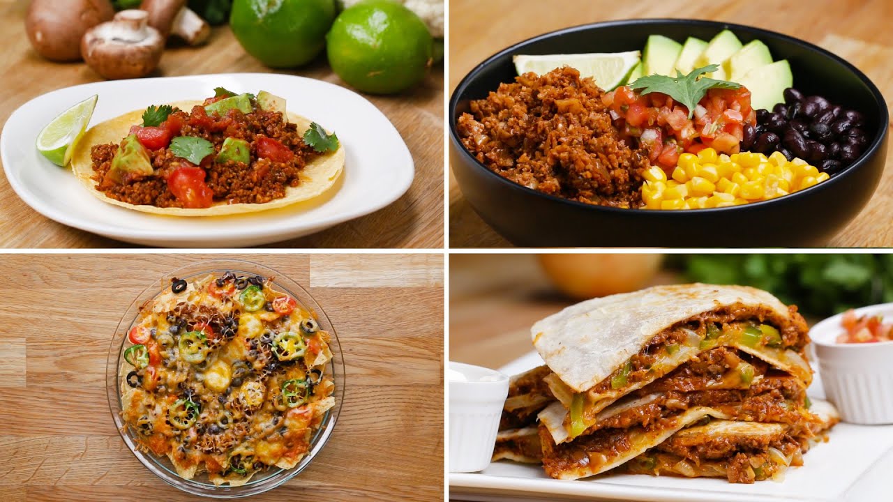 Cauliflower “Meat” 4 Ways