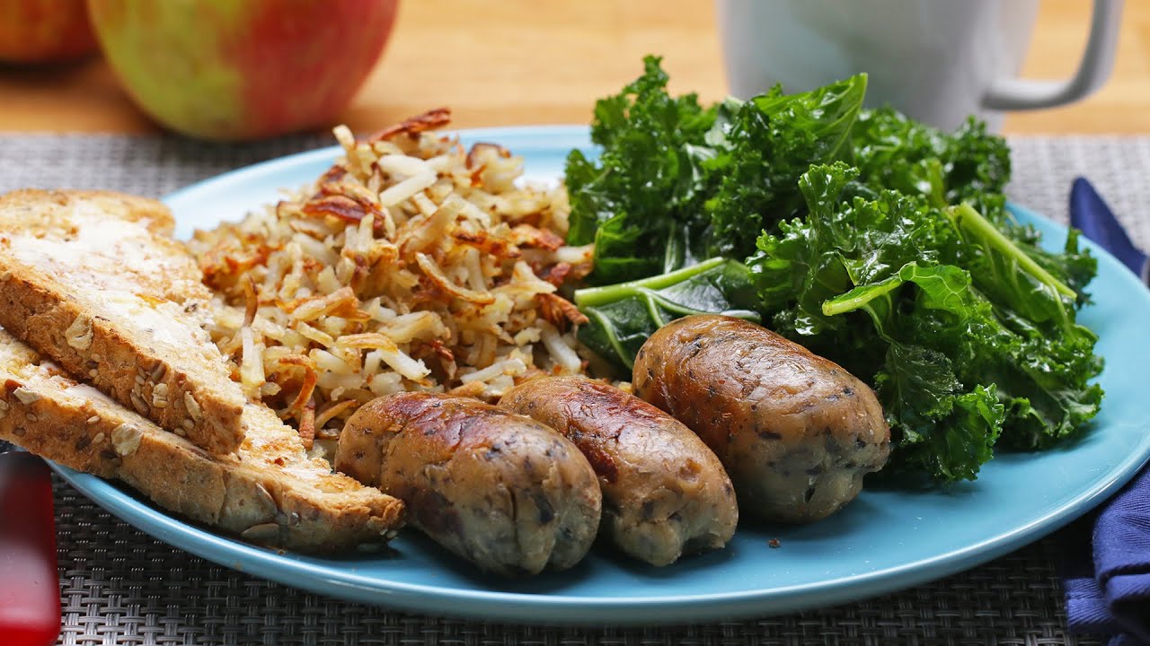 Vegetarian Breakfast Apple Sausages