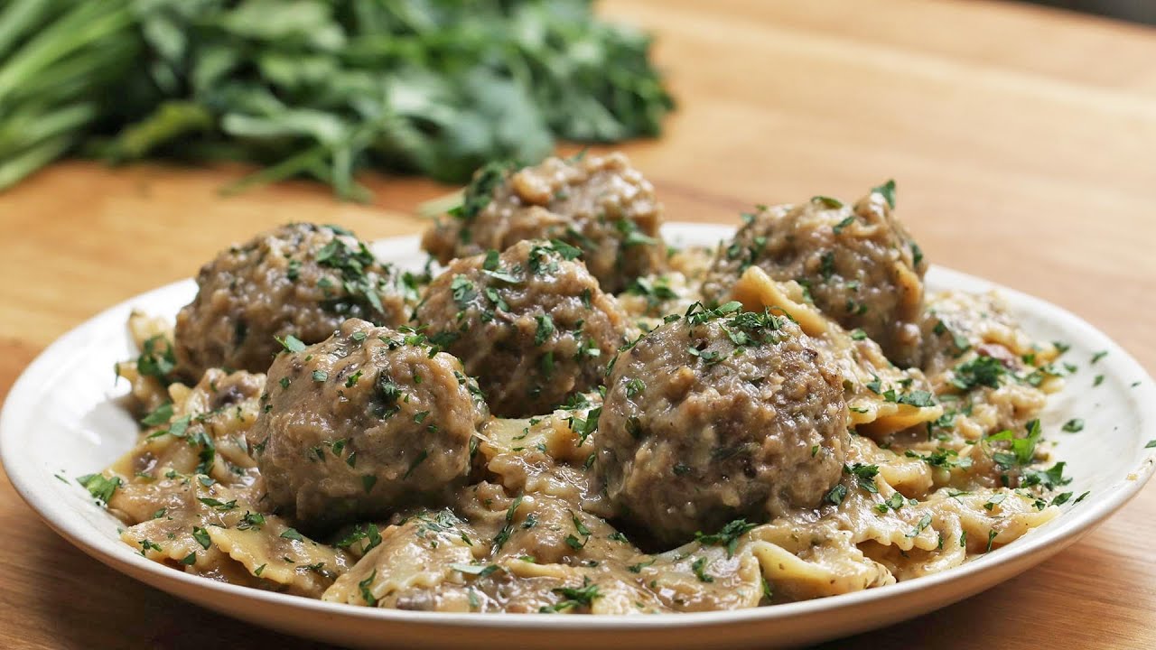 One-Pot Vegan Swedish “Meatballs”