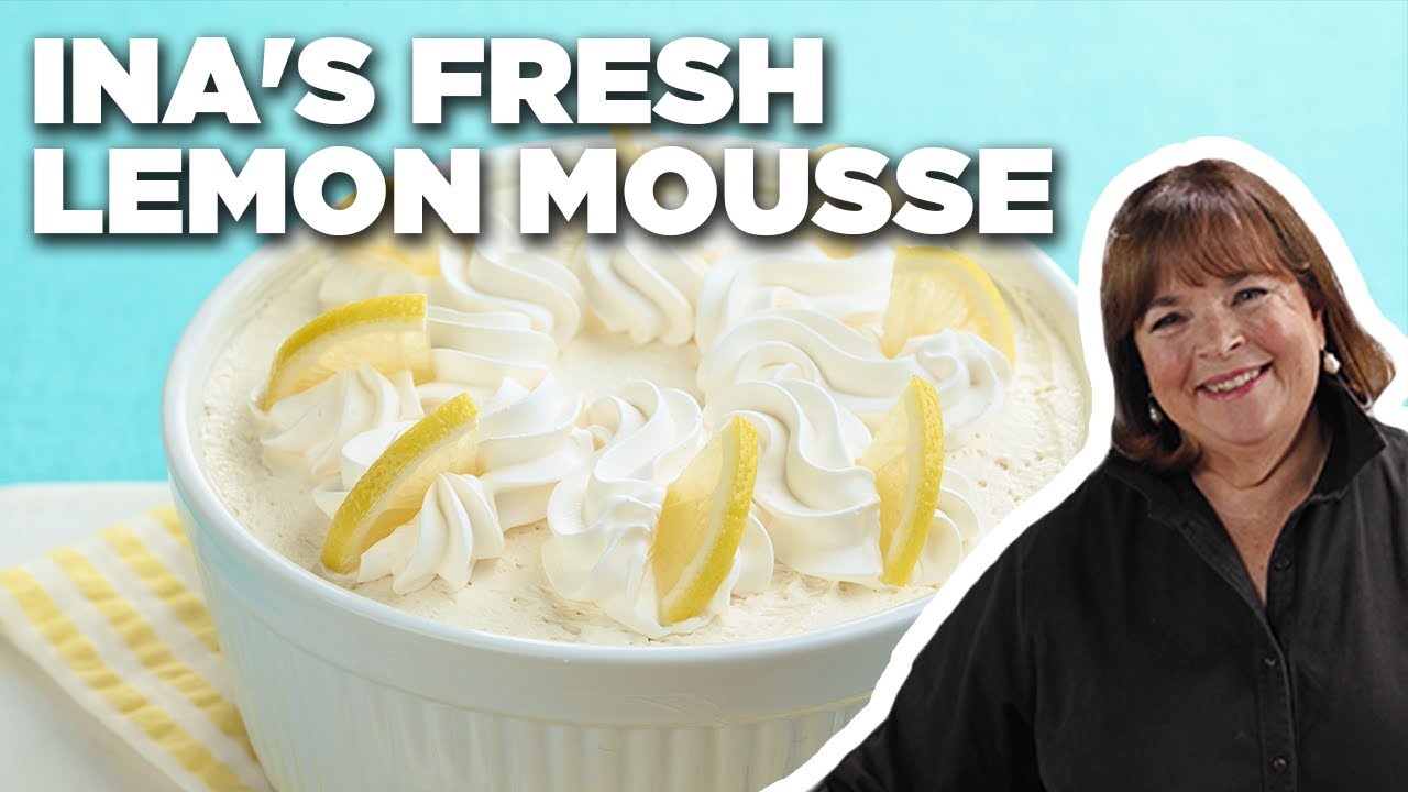 Recipe of the Day: Ina's Fresh Lemon Mousse | Barefoot Contessa: Cook Like a Pro | Food Network