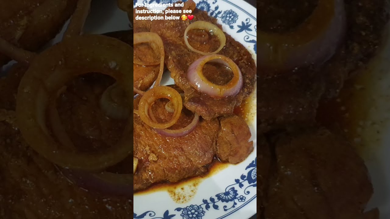 EASY PORK CHOP STEAK | PORK CHOP RECIPES | EngrRegina Vlog