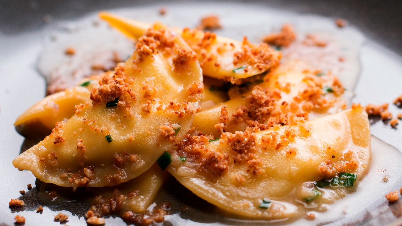 Truffle Shrimp Ravioli by Chef Dakota Weiss