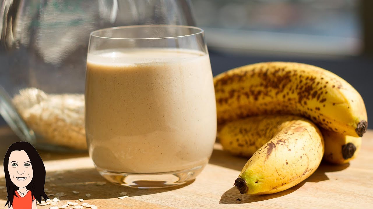 Banana Oatmeal Smoothie – Easy Vegan Breakfast Recipe!