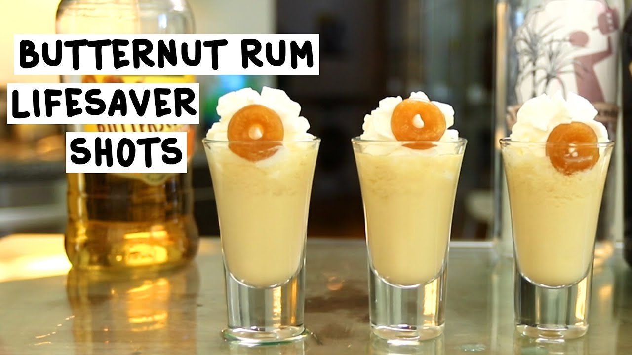 Butternut Rum Lifesaver Shots