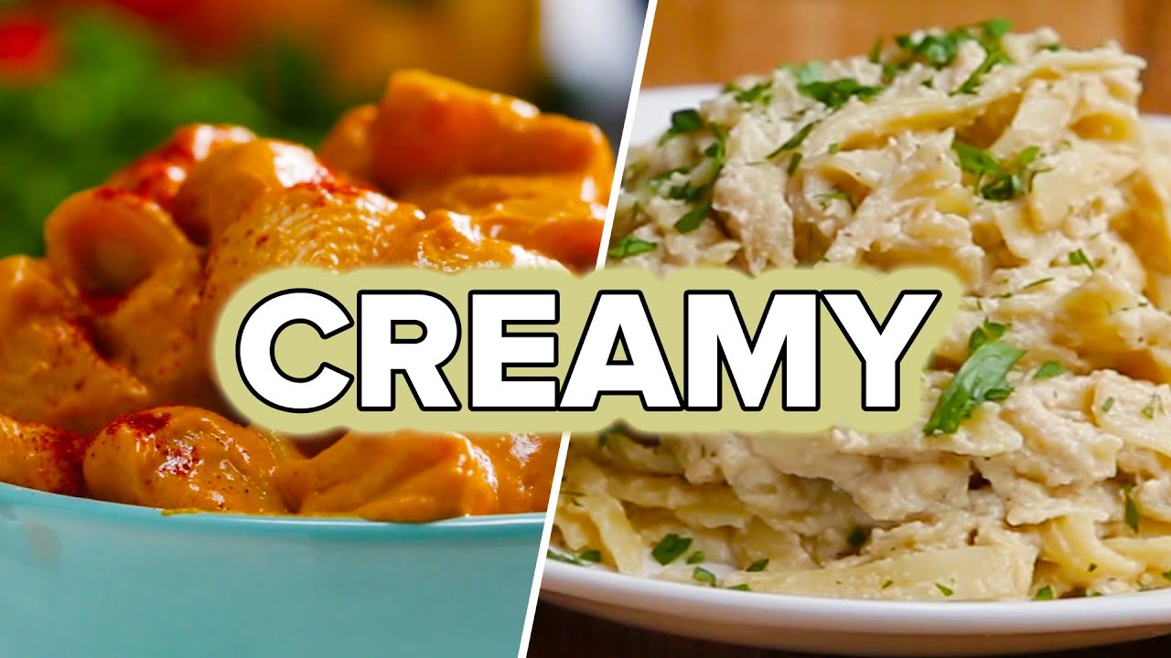 4 Creamy Dairy-Free Pastas