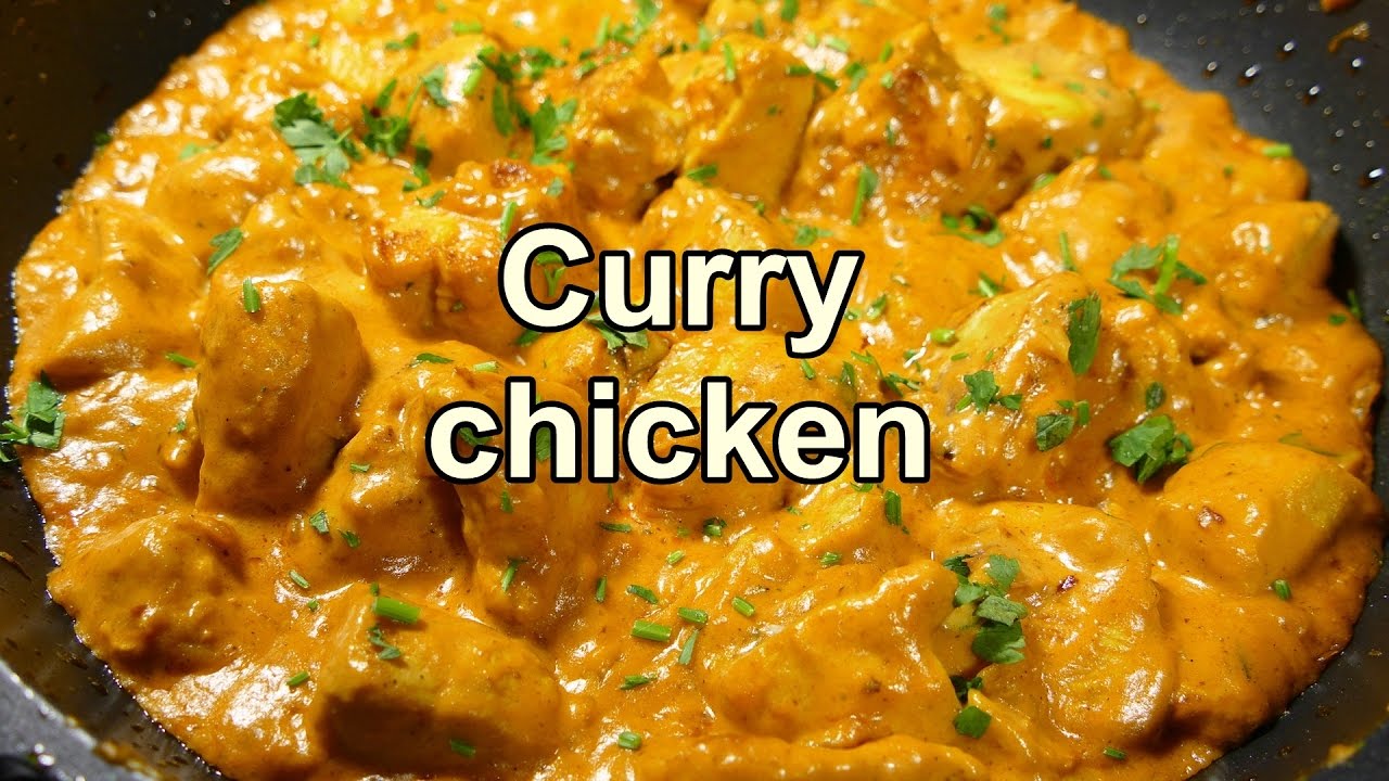 TASTY CURRY CHICKEN | Easy food recipes for dinner to make at home – cooking videos