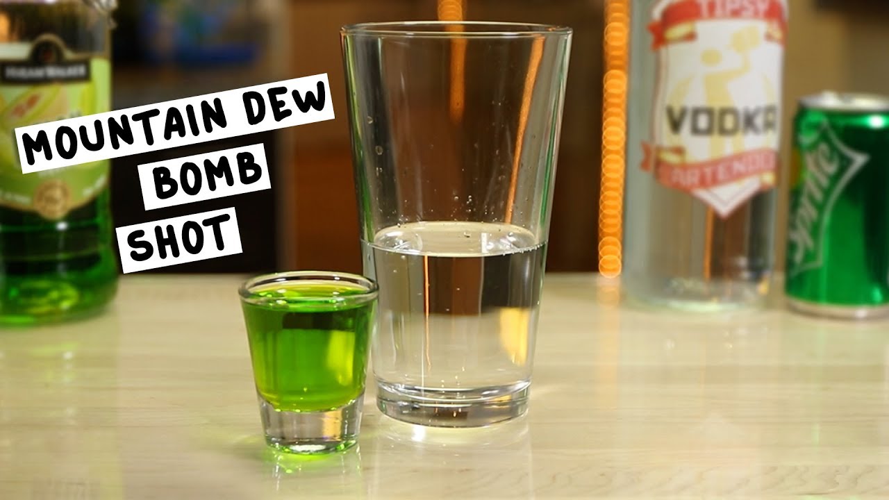 Mountain Dew Bomb Shots